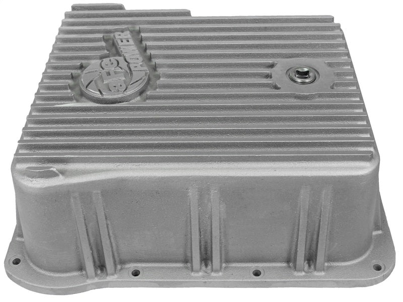 aFe Transmission Pan Cover (Raw); GM Diesel Trucks 01-14 V8-6.6L (td)