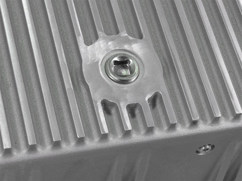 aFe Transmission Pan Cover (Raw); GM Diesel Trucks 01-14 V8-6.6L (td)